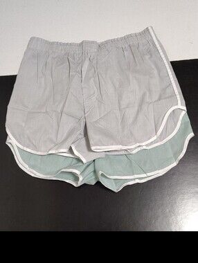 Vintage Hanes In Gray  Mint Colors Men's Boxers Underwear -2 Pairs -Size M 34-36